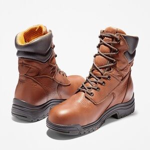 Timberland Pro TiTAN 8 Safety Toe Work Boot Brown Size 9.5 M Men New In Box